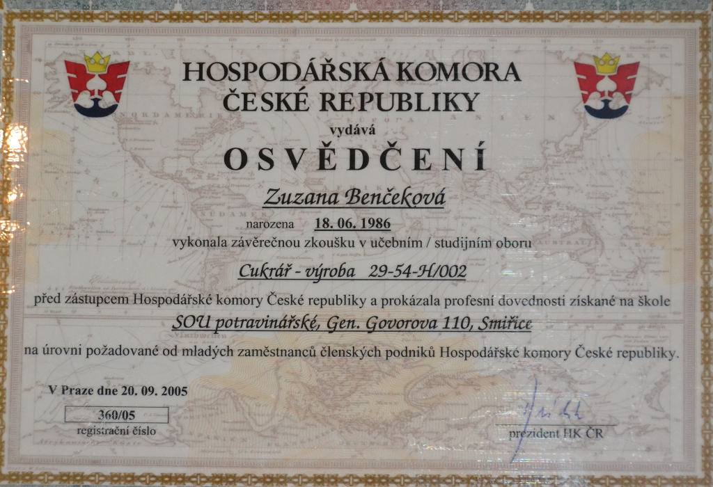 Certifikát